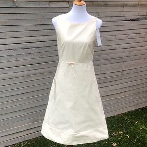NWT J.Crew Off White Sleeveless Dress